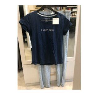 Calvin Klein Sleepwear Pajama Set, pants and shirt, size L, NWT, New with tag